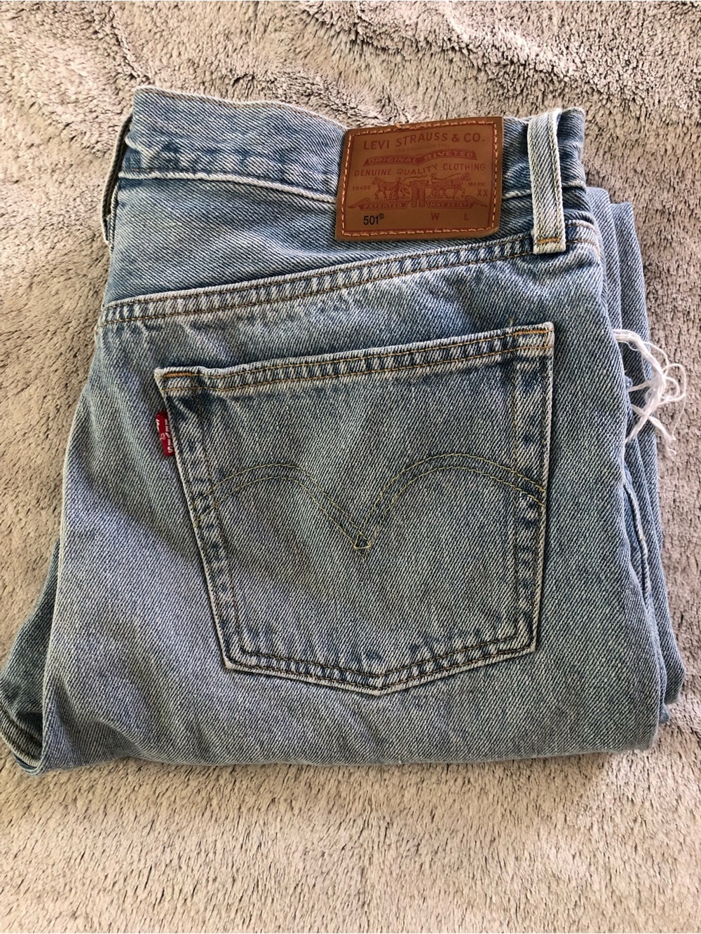 Levi's Women's Light Blue Denim Jeans